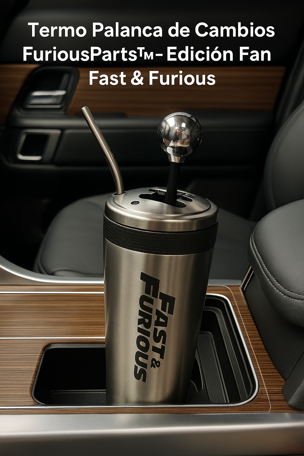 🔥 Termo Palanca de Cambios FuriousParts™ – Edición Fan Fast & Furious