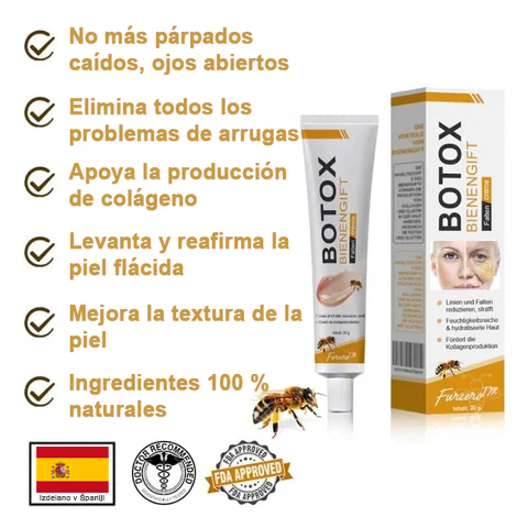 🍀ÚLTIMO DÍA 80% DE DESCUENTO✨𝐅𝐮𝐫𝐳𝐞𝐫𝐨™ Botox Crema antiarrugas con veneno de abeja 🐝