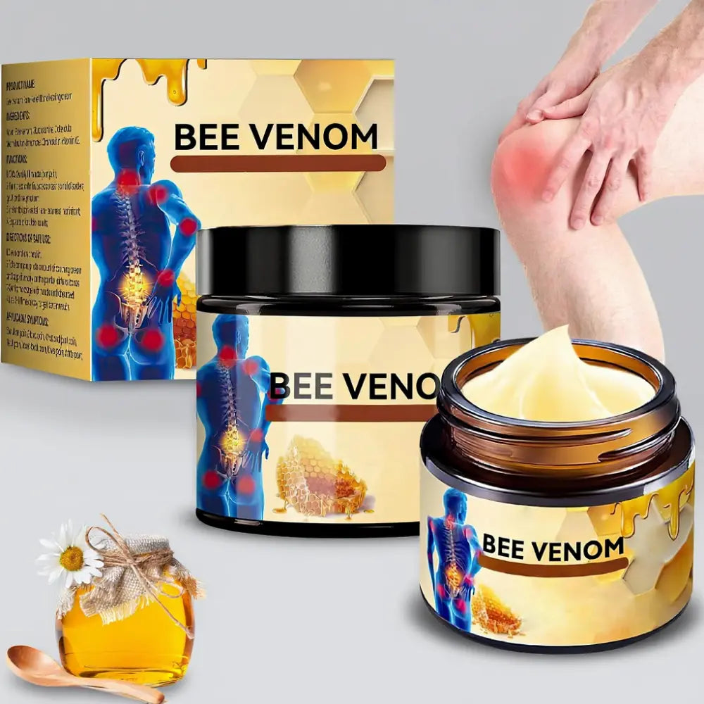 Crema de VENENO DE ABEJA ¡Solución eficaz y natural para aliviar el dolor en todo el cuerpo! 🐝✨