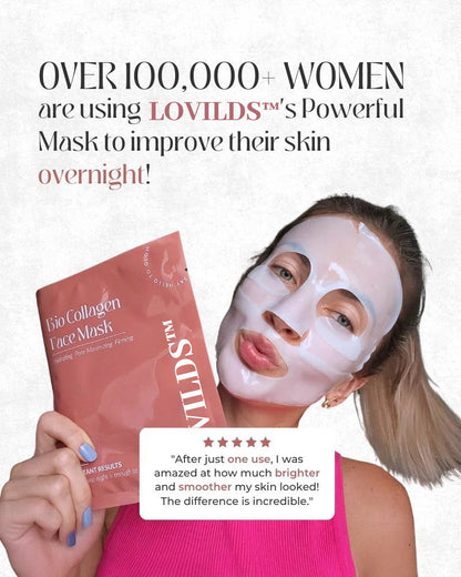 Smoother, Firmer Skin in Minutes – LOVILDS™ Collagen Mask