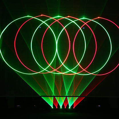 6 Eyes Full Color Animation Laser Lights