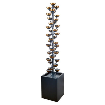 65"Bloomington Cascading Cup Fountain