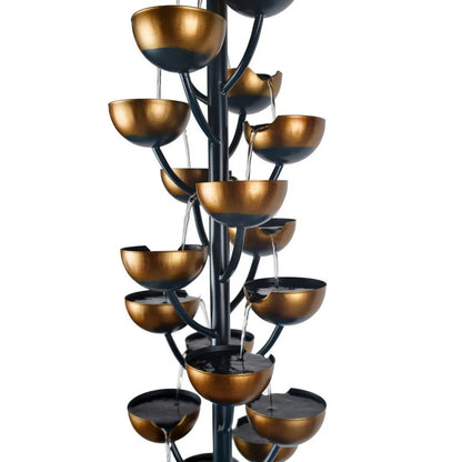 65"Bloomington Cascading Cup Fountain