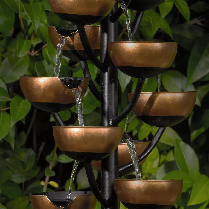 65"Bloomington Cascading Cup Fountain