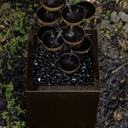 65"Bloomington Cascading Cup Fountain