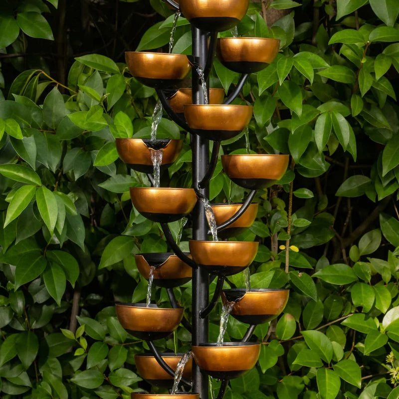 65"Bloomington Cascading Cup Fountain