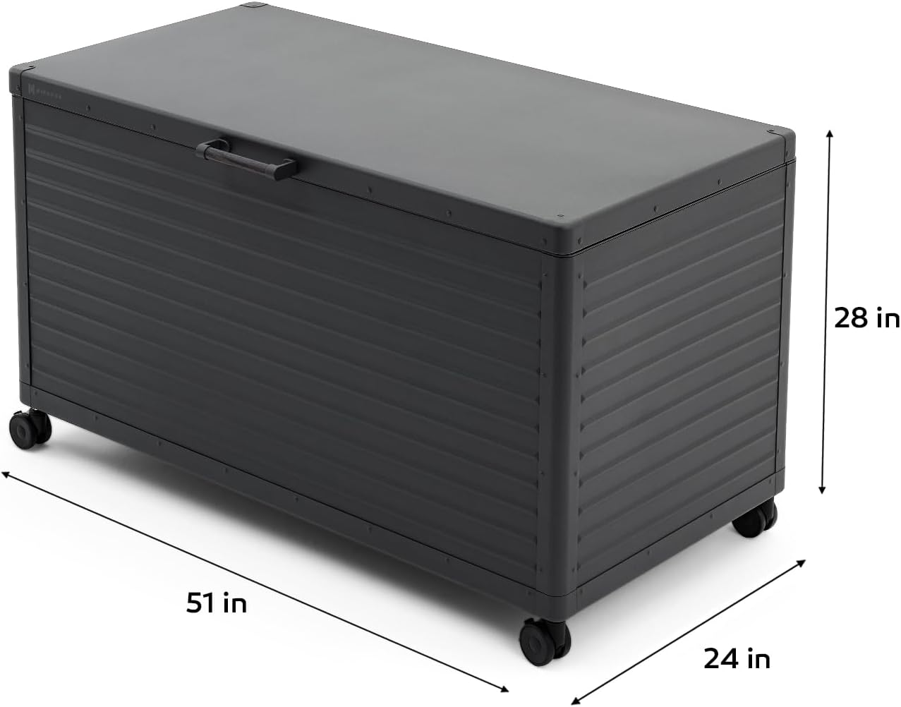 🔥Order now and enjoy Special discounts-Gallon Large Outdoor Waterproof Deck Box with Wheels