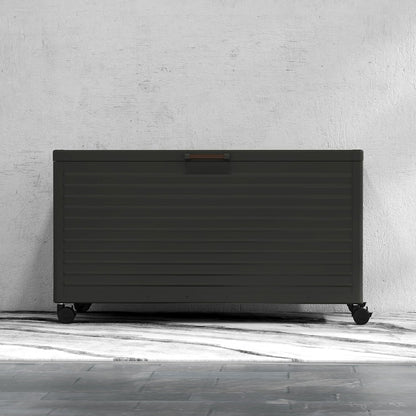 🔥Order now and enjoy Special discounts-Gallon Large Outdoor Waterproof Deck Box with Wheels