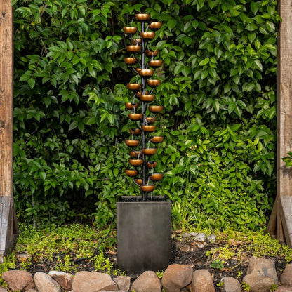 65"Bloomington Cascading Cup Fountain