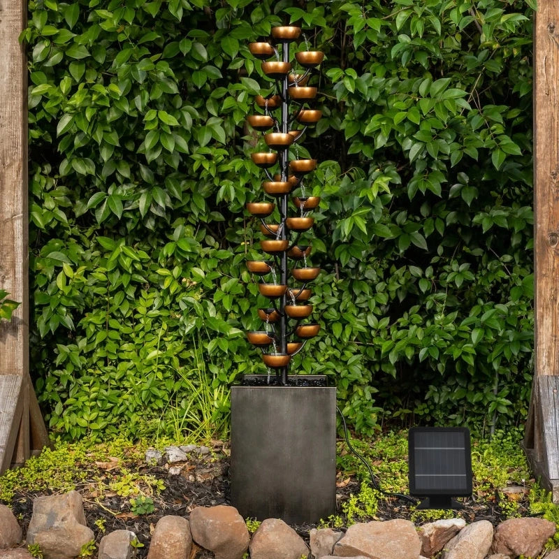 65"Bloomington Cascading Cup Fountain