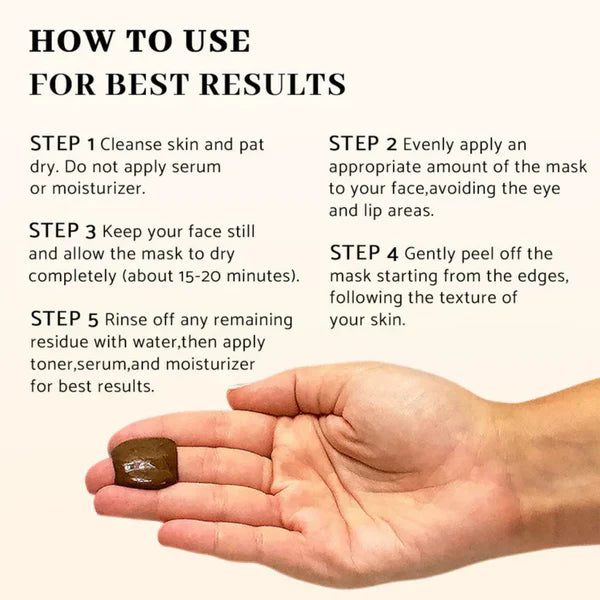 Máscara facial peel-off