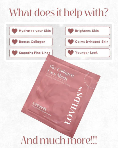 Smoother, Firmer Skin in Minutes – LOVILDS™ Collagen Mask