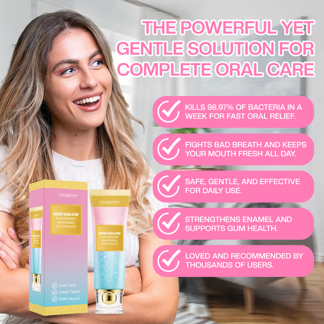 Ceoerty® DentaGlow Niacinamide Whitening Toothpaste