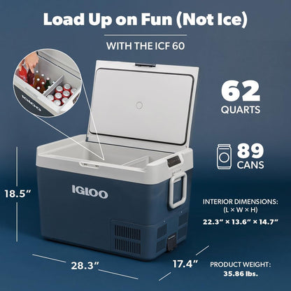 IGLOO Electric Cooler ICF 80DZ