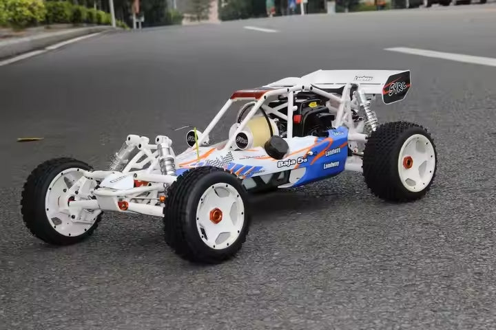 🎁2.4G RC Racing Car 90km/h SY Baja 1/5 5B 30cc Gas 2 Stroke Engine off road Truck Gasoline Powered with Radio Controller