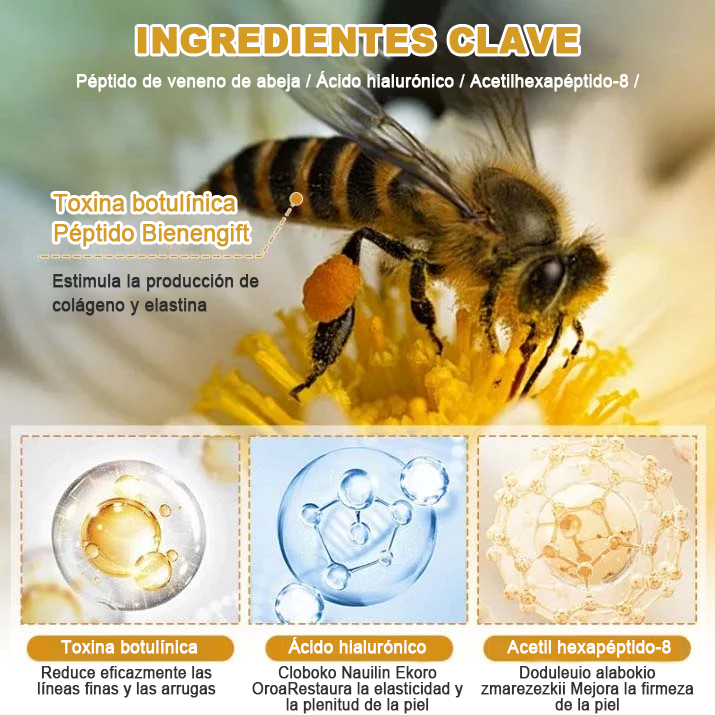 🍀ÚLTIMO DÍA 80% DE DESCUENTO✨𝐅𝐮𝐫𝐳𝐞𝐫𝐨™  Botox Crema antiarrugas con veneno de abeja 🐝