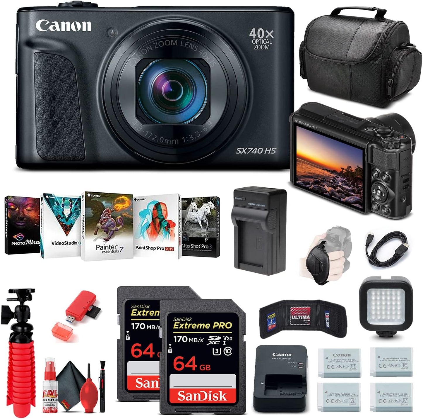💝Last 50 pieces only $38✨Left. Canon - PowerShot SX740 HS 20.3-Megapixel Digital Camera